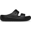 Crocs Unisex Adult Classic Cozzzy Towel Sandals, Fuzzy Slippers and Slides(Black)