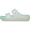 Crocs Unisex Adult Classic Cozzzy Towel Sandals, Fuzzy Slippers and Slides(Plaster)