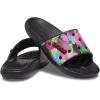 Crocs Unisex Adult Classic Graphic Slides(Black/Multi)