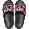 Crocs Unisex Adult Classic Graphic Slides(Black/Multi)
