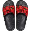 Crocs Unisex Adult Classic Graphic Slides(Red/Black)