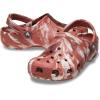 Crocs Unisex Adult Classic Marbled Tie-Dye Clogs(Dark Clay/Multi)