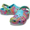 Crocs Unisex Adult Classic Marbled Tie-Dye Clogs(Neptune/Multi)