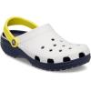 Crocs Unisex Adult Classic Retro Sport Slip On Clogs(White)