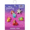 Crocs Unisex Disney Princess Character Collection Multi Packs Princess Ariel 5 Pack