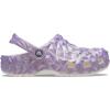 Crocs Unisex-Adult Classic Geometric Clog(Iridescent Lilac)