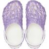Crocs Unisex-Adult Classic Geometric Clog(Iridescent Lilac)