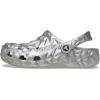 Crocs Unisex-Adult Classic Geometric Clog(Silver)