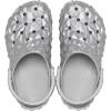 Crocs Unisex-Adult Classic Geometric Clog(Silver)