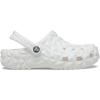 Crocs Unisex-Adult Classic Geometric Clog(White)