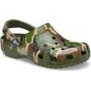Crocs Unisex-Adult Classic Graphic Clogs(Army Green Camo)