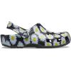 Crocs Unisex-Adult Classic Graphic Clogs(Black Daisy)