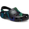 Crocs Unisex-Adult Classic Graphic Clogs(Black/Lightning Bolts)