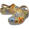 Crocs Unisex-Adult Classic Graphic Clogs(Chai/Multi)
