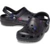 Crocs Unisex-Adult Classic Graphic Clogs(Multi/Black Galaxy)