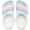Crocs Unisex-Adult Classic Graphic Clogs(Rainbow)
