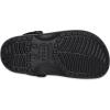 Crocs Unisex-Adult Classic Sparkly Clog, Metallic and Glitter Shoes(Black High Shine)