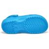 Crocs Unisex-Adult Classic Sparkly Clog, Metallic and Glitter Shoes(Neon Ocean)