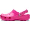 Crocs Unisex-Adult Classic Sparkly Clog, Metallic and Glitter Shoes(Pink Crush)