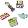 Crocs Unisex-Adult Jibbitz Office Shoe 5-Pack, Charms(The Office 5-Pack 1)