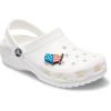 Crocs Unisex-Adult Jibbitz Shoe Charms – American Pride Shoe Charm Singles, Shoe Charms for Women and Men(Usa Flag Map)