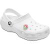 Crocs Unisex-Adult Jibbitz Shoe Charms – LGBTQ+ Pride Shoe Charm Singles, Cute Rainbow Charms for Adults(Rainbow Peace Sign)