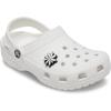 Crocs Unisex-Adult Jibbitz Shoe Charms – Nature and Flower Shoe Charm Singles, Charms for Girls and Boys(White Flower)