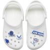 Crocs Unisex-Adult Jibbitz US Military Shoe Charms(Armed Forces Us Air Force 5-Pack)
