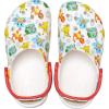 Crocs Unisex-Child Classic Clog(White/Multi)