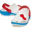 Crocs Unisex-Child Classic Hello Kitty Clog(White)