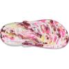Crocs Unisex-Child Classic Lined Clog(Electric Pink/Multi Marbled Tie-dye)