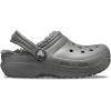 Crocs Unisex-Child Classic Lined Clog(Slate Grey/Smoke)