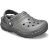 Crocs Unisex-Child Classic Lined Clog(Slate Grey/Smoke)