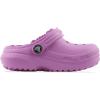 Crocs Unisex-Child Classic Lined Clog(Taffy Pink)