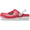 Crocs Unisex-Child Classic Lined Disney Clogs, Mickey and Minnie Mouse Shoes and Slippers(White/Multi Minnie Mouse)