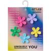 Crocs Unisex’s Jibbitz Shoe Spirit Girls Multi Pack, Charms for Teens(Flower Power 5-Pack)