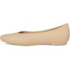 Crocs Women’s On the Clock Work Flats, Slip Resistant Work Shoes for Women, LiteRide Comfort(Chai)