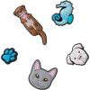 Crocs 5-Pack Animal Shoe Charms | Jibbitz(Animal Mix)