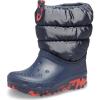 Crocs Classic Neo Puff Boot (Toddler)(Navy)