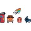 Crocs Jibbitz 10-Pack Shoe Charms | Jibbitz(Easy Rider 5-Pack)