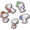 Crocs Jibbitz 3-Pack Character Shoe Charms | Jibbitz(Peanuts 5-Pack)