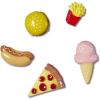Crocs Jibbitz 5-Pack Food Shoe Charms | Jibbitz(Mini 3d Food)