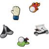Crocs Jibbitz 5-Pack Sport Shoe Charms | Jibbitz(Gone Golfin)
