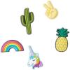 Crocs Jibbitz 5-Pack Unicorn Shoe Charms(Fun Trend)