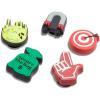 Crocs Jibbitz 5-Pack(Word Dude)
