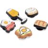 Crocs Jibbitz Food – Stylish Shoe Charms – Synthetic Material – Jibbitz Packs Shoe Charms – One-of-a-kinds(Lets Go Brunch)