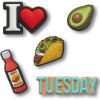 Crocs Jibbitz Food – Stylish Shoe Charms – Synthetic Material – Jibbitz Packs Shoe Charms – One-of-a-kinds(Taco Tuesday 5-Pack)