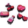 Crocs Jibbitz Holiday Packs Shoe Charms – Synthetic Material – Easy to Attach – Perfect for Holidays(Lovers 5-Pack)