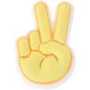 Crocs Jibbitz Peace and Love Shoe Charms | Jibbitz for Crocs, Peace Hand Sign, Small