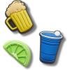 Crocs Jibbitz Shoe Charms – Drinks Multi Pack, Crocs Charms for Adults(Happy Cheers)